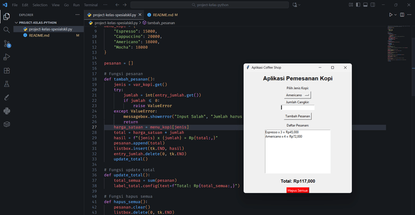 Dashboard GUI Python SpecialSkill